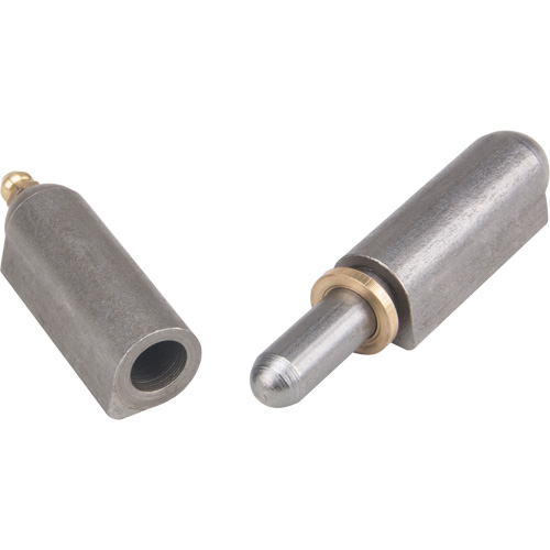 Charni&egrave;re &agrave; souder, 0,63" dia. x 3,937" lo, Acier doux a/goupille fixe en acier Superchem Industries