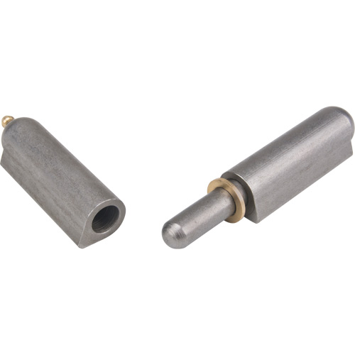 Charni&egrave;re &agrave; souder, 0,787" dia. x 5,906" lo, Acier doux a/goupille fixe en acier Superchem Industries
