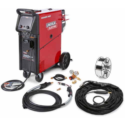 POWER MIG&reg; 360MP Aluminum Front Trigger One-Pak&reg; for Trailer & General Fabrication, 208 V/230 V/460 V/575 V, 1 Ph, 50/60 Hz Superchem Industries