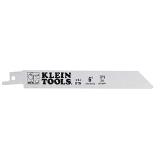 Reciprocating Saw Blades, Bi-Metal, 24 TPI, 6" L x 3/4" W Superchem Industries