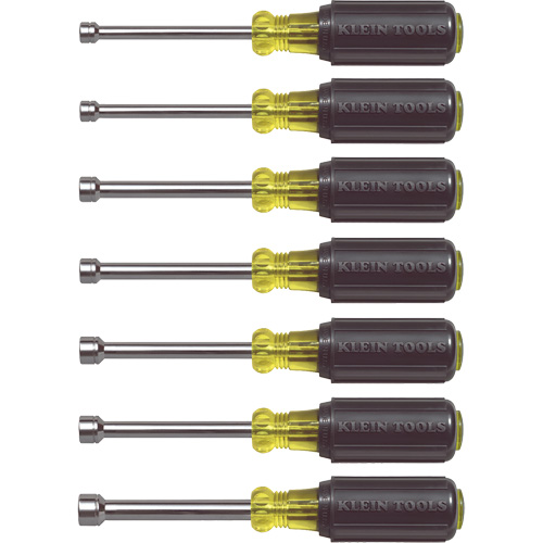 3" Shaft Nut Driver Set, 7 Pcs., Non Magnetic, Metric Superchem Industries