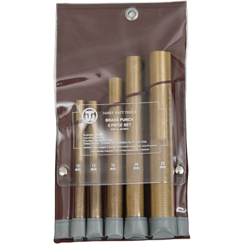 Jeu de poinçons en laiton, 5 morcea Superchem Industries