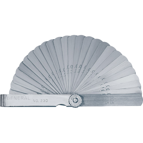 Jauge d'&eacute;paisseur &agrave; feuilles droites Superchem Industries