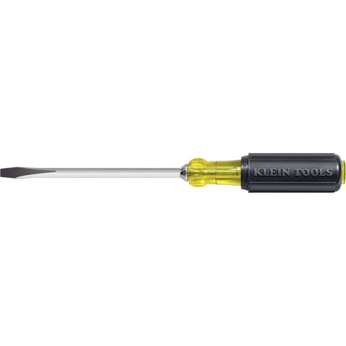 Heavy-Duty Slot Keystone Screwdriver, 5/16", 10-15/16" L, Cushion Grip Handle Superchem Industries