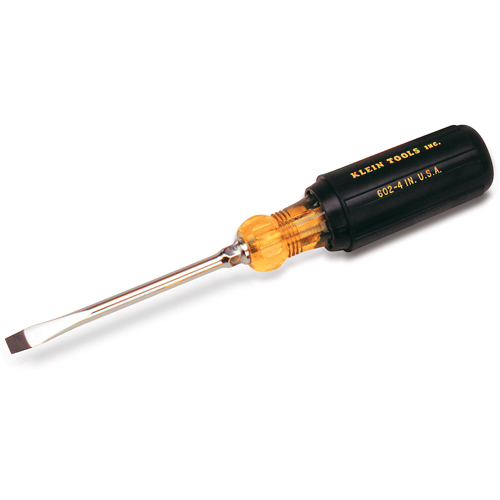Heavy-Duty Slot Keystone Screwdriver, 3/8", 13-7/16" L, Cushion Grip Handle Superchem Industries