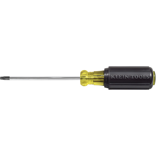 Tournevis Klein a/manche caoutchout&eacute;-Tournevis Torx &agrave; tige ronde Superchem Industries