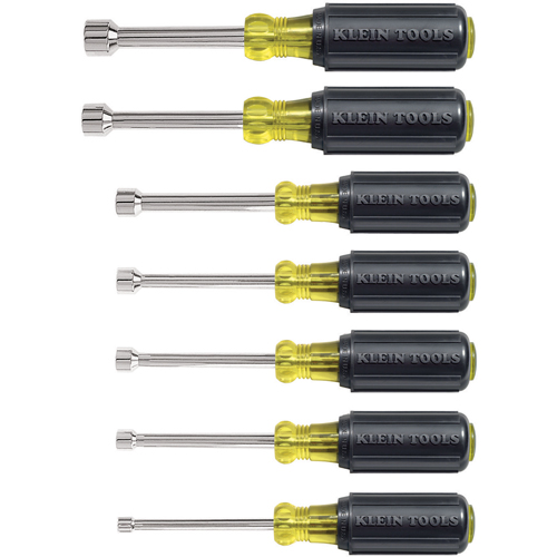 Cushion-Grip Nut Driver Set with 3" Shafts, 7, Non Magnetic, Imperial Superchem Industries