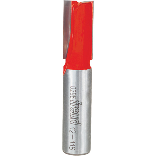 Fraise - foret droit &agrave; double cannelure, 1/2" dia, 3/4" ha, 2-5/8" lo Superchem Industries