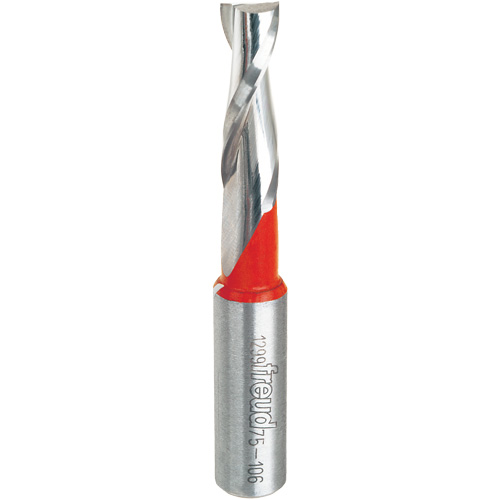 M&egrave;che &agrave; spirale, 3/8" dia., 1-1/4" Hauteur de carbure, 3" lo, 1/2" tige Superchem Industries
