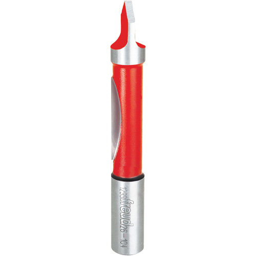Fraise - foret guide pour panneau, 1/2" dia, 1-1/4" ha, 3-3/4" lo, 1/2" Manche Superchem Industries