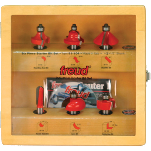 Jeu de d&eacute;marrage de fraises avec mandrins de 1/2" Superchem Industries