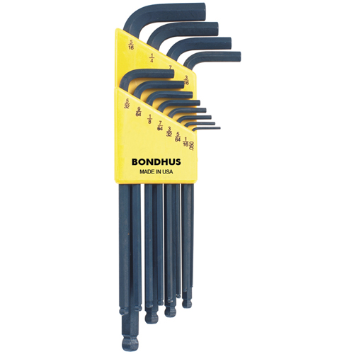 Balldrive L-Style Hex Key Set, 12 Pcs. Superchem Industries