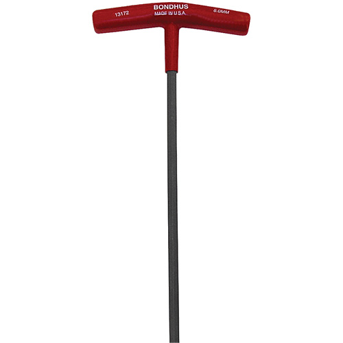 Cl&eacute; hexagonale individuelle m&eacute;trique, embout Hexagonale, 3 mm x 7,7" lo, Poign&eacute;e en T Superchem Industries