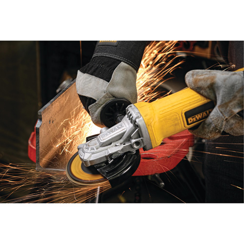 Petite meuleuse d'angle avec interrupteur &agrave; palette, 4-1/2", 120 V, 9 A, 12 000 Tr/min Superchem Industries