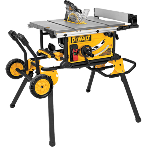 Scie de table pour chantier avec support roulant, 15 A, 4800 tr/min Superchem Industries