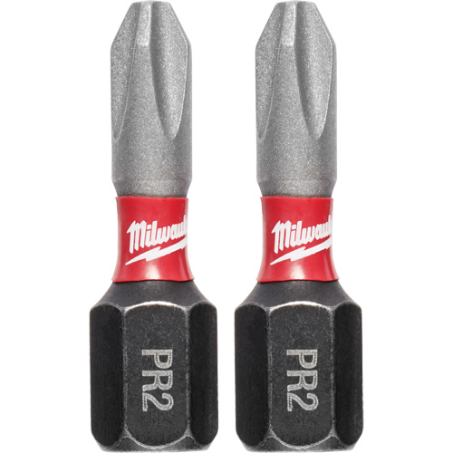Embouts &agrave; cloison s&egrave;che Shockwave de diam&egrave;tre r&eacute;duit, Phillips, #2, Prise 1/4" Superchem Industries