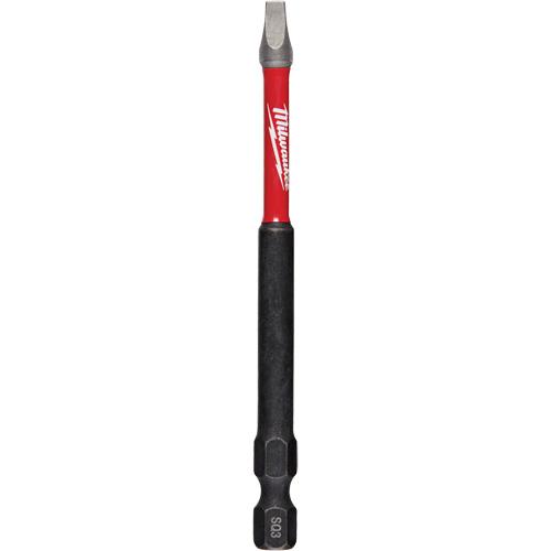 Shockwave Impact Duty Power Bit, Square, #3 Tip, 1/4" Drive Size, 3-1/2" Length Superchem Industries