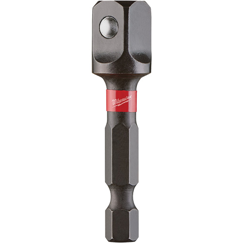 Shockwave Impact Driver Socket Adapters, 1/4" Drive Size, 3/8" Male Size, Ball, 1-7/8" L Superchem Industries