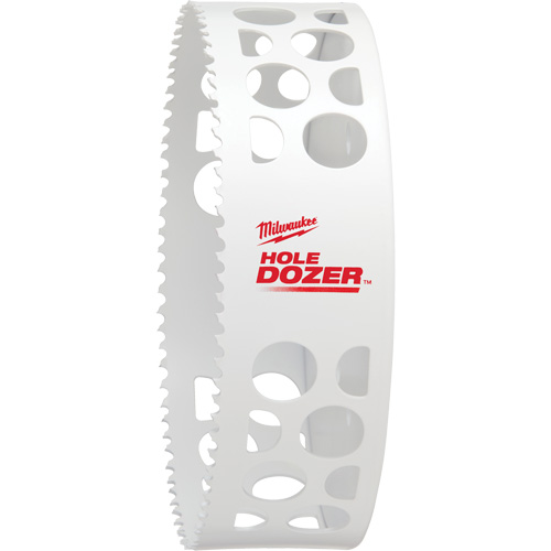 Hole Dozer Hole Saw, 6", 1-5/8" Depth of Cut, Bi-Metal Superchem Industries