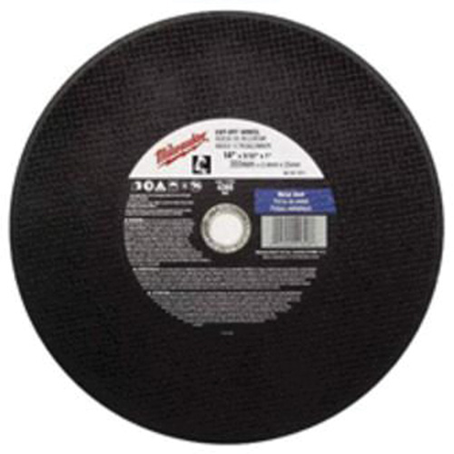 Meule &agrave; tronçonner de premi&egrave;re qualit&eacute;, 12" x 1/8", Arbre de 20 mm, Type 1, Carbure de silicium, 4365 Tr/min Superchem Industries