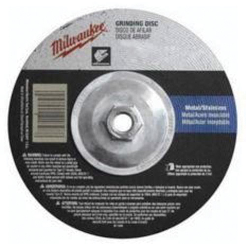 Grinding Wheel, 7" x 1/4", 5/8"-11 Arbor, Aluminum Oxide, Type 27 Superchem Industries