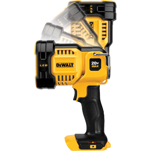 Projecteur &agrave; del pour chantier, DEL, 1000 Lumens, Piles Rechargeable Superchem Industries