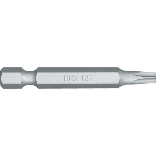 Screwdriver Bit, Torx, T-25 Tip, 1/4" Drive Size, 4-4/5" Length Superchem Industries