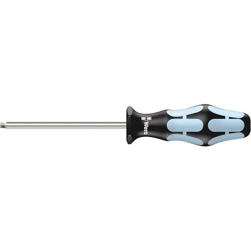 Tournevis &agrave; pointe carr&eacute;e 3368, Tige de #1, Ronde, 7" lo, Prise en Plastique Superchem Industries