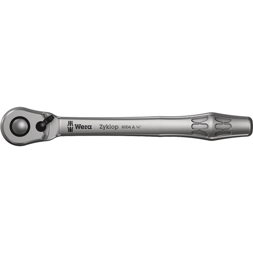Rochet en m&eacute;tal Zyklop 1/4 m&eacute;trique a/interrupteur &agrave; levier, Prise de 1/4", Poign&eacute;e Ordinaire Superchem Industries