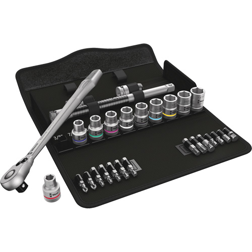 Zyklop Imperial Metal Ratchet with Switch Lever Set, 29 Pcs, 1/2" Drive Size Superchem Industries