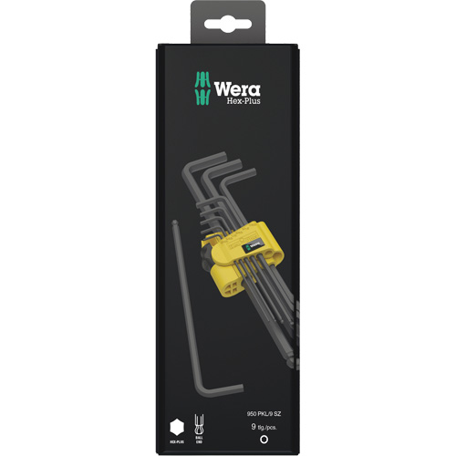 Hex Plus Key Set, 9 Pcs., Imperial Superchem Industries