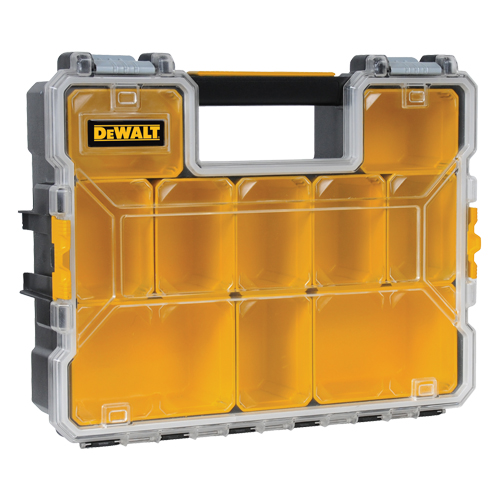 Deep Pro Organizer, 14" W x 17-1/2" D x 4-1/2" H, Black Superchem Industries