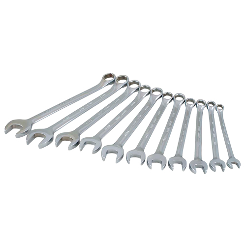 Wrench Set, Combination, 11 Pieces, Metric Superchem Industries
