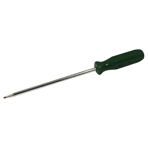 Square Screwdriver, #1 Tip, Round, 12-1/4" L, Plastic Handle Superchem Industries