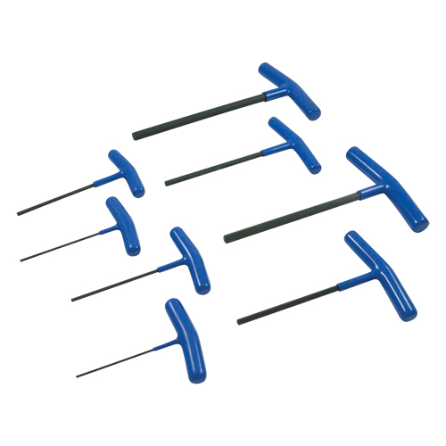 T-handle Hex Key Set, 8 Pcs., Metric Superchem Industries