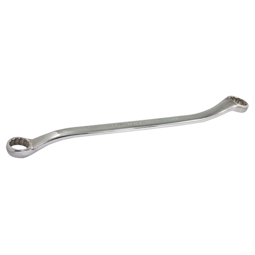 Box End Wrench, 12 Point, 20 mm x 22 mm, 15° Offset, Chrome Finish Superchem Industries