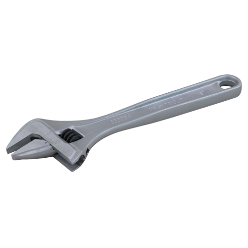 Adjustable Wrench, 6" L, 1" Max Width, Plain Superchem Industries