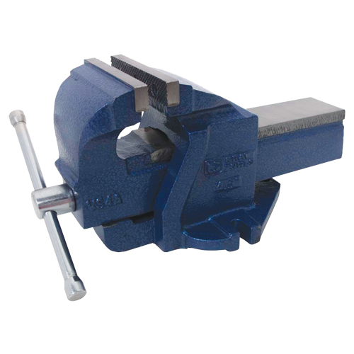 Ductile Iron Mechanics Bench Vise, 4-1/2" Jaw Width, 2-3/5" Throat Depth Superchem Industries
