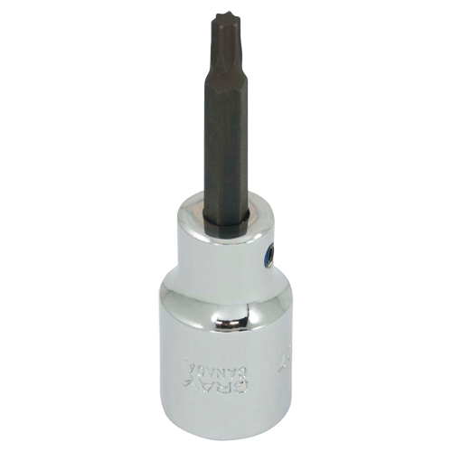 Douille, Torx, T-27 x 3" lo, Prise Prise carr&eacute;e 1/2" Superchem Industries
