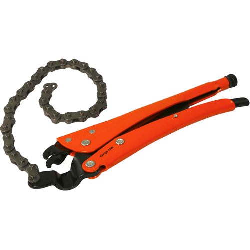 Locking Chain Clamp Pliers, 13" Length, Omnium Grip Superchem Industries