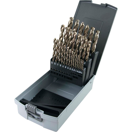 Drill Bit Set, 29 Pieces, High Speed Cobalt Superchem Industries