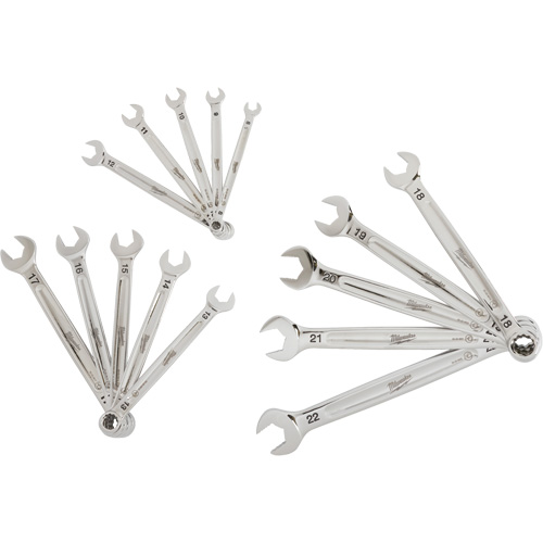Wrench Set, Combination, 15 Pieces, Metric Superchem Industries