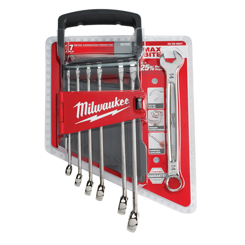 Combination Wrench Set, Combination, 7 Pieces, Metric Superchem Industries