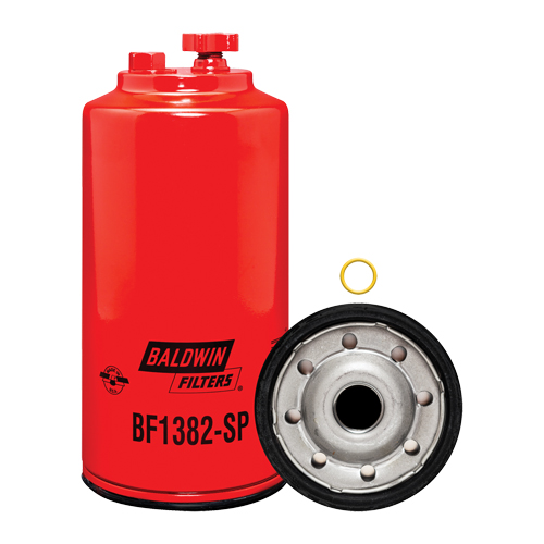 BF1382-SP Filtre &agrave; carburant s&eacute;parateur d'eau &agrave; visser avec drain & orifice pour capteur Superchem Industries