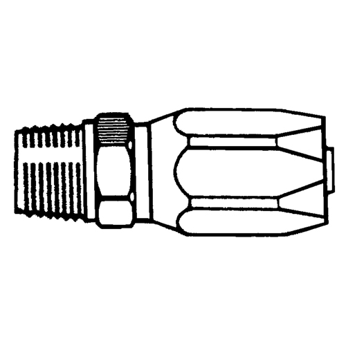 Fittings - Reusable Hose Fittings, 1/2" Dia., Brass Superchem Industries