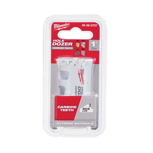 Hole Dozer with Carbide Teeth, 1", 1-3/5" Depth of Cut, Carbide Superchem Industries