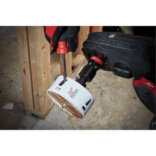 Carbide Hole Saw, 4", 1-31/50" Depth of Cut, Carbide Superchem Industries