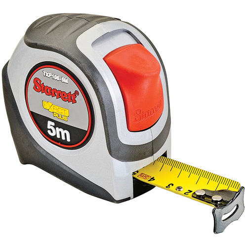 KTXP Series Measuring Tapes, 1-3/5" x 5m, Metric Graduations Superchem Industries