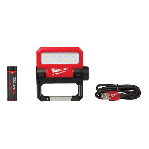USB Rover Pivoting Flood Light, LED, 550 Lumens, Rechargeable Batteries Superchem Industries