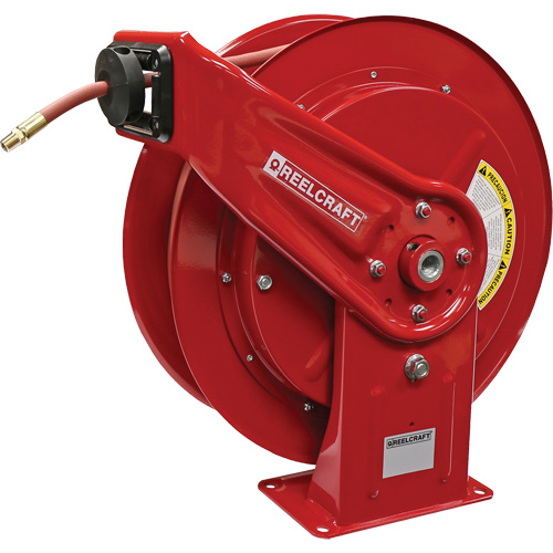 HD70000 Mobile Base Hose Reel, Air/Water, 3/8" x 75', Single Hose, 300 psi Superchem Industries